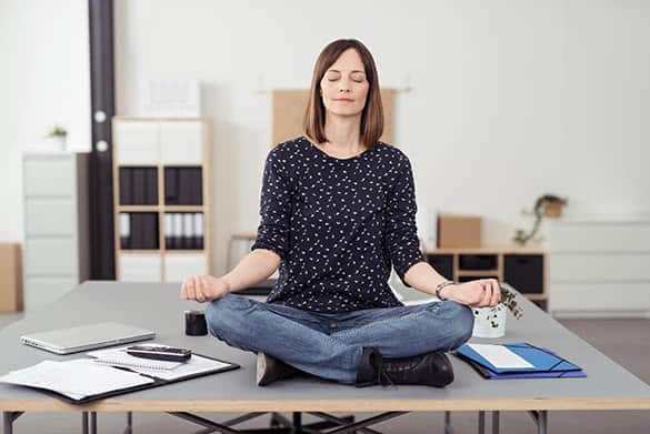 yoga at work