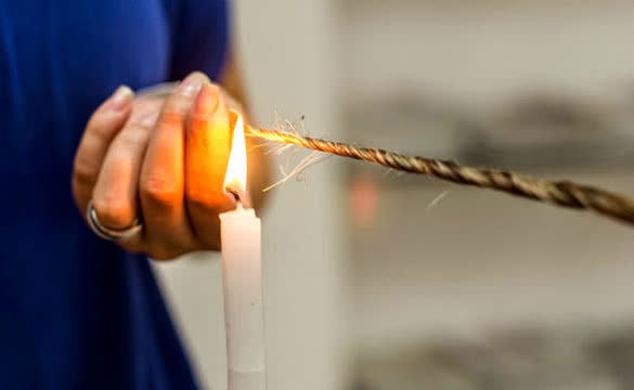 how to remove split ends with candle