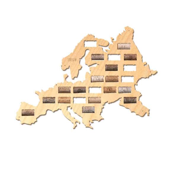 Wine Cork Map