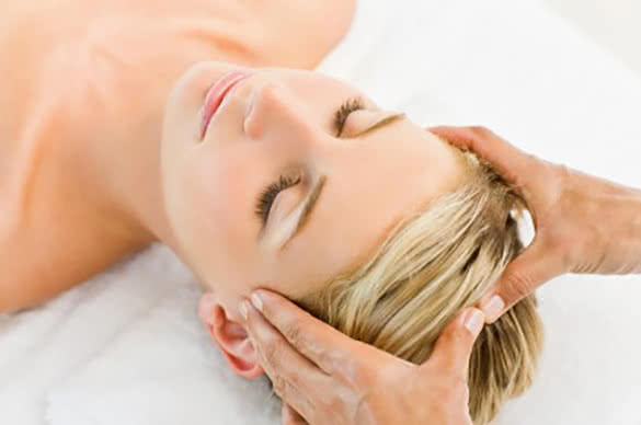 winter hair care - massage the scalp