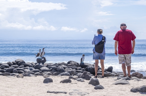 couple on galapagos