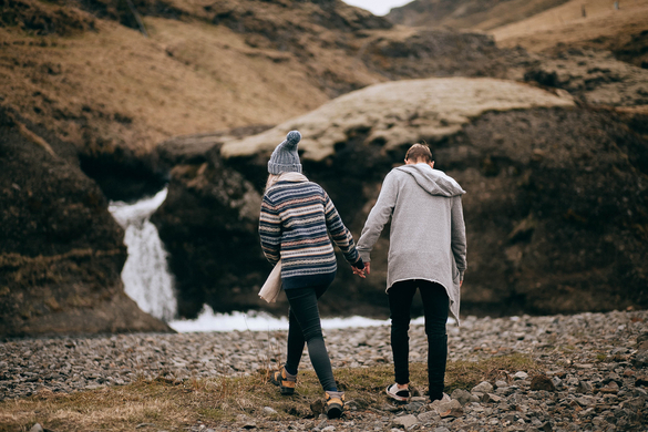 couple in iceland