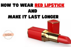How to Wear Red Lipstick and Make it Last Longer