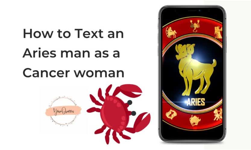 How to Text an Aries man as a Cancer woman