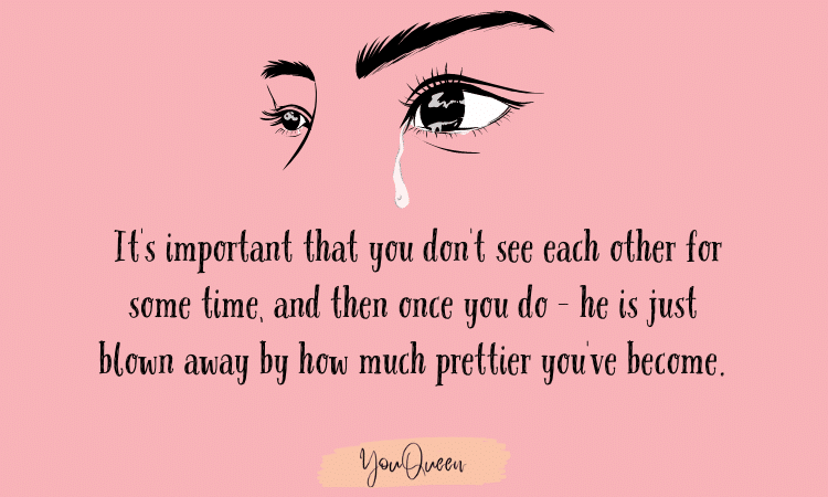 How To Get Your Ex Boyfriend Back - It's important that you don't see each other for some time, and then once you do - he is just blown away by how much prettier you've become