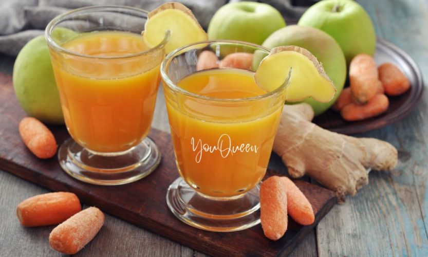 Sour Apple and Carrot Smoothie