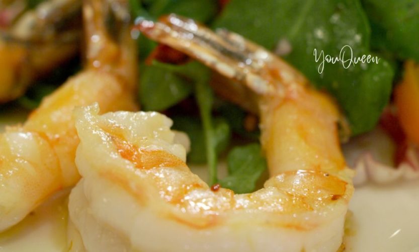 Prawn And Baby Spinach Salad