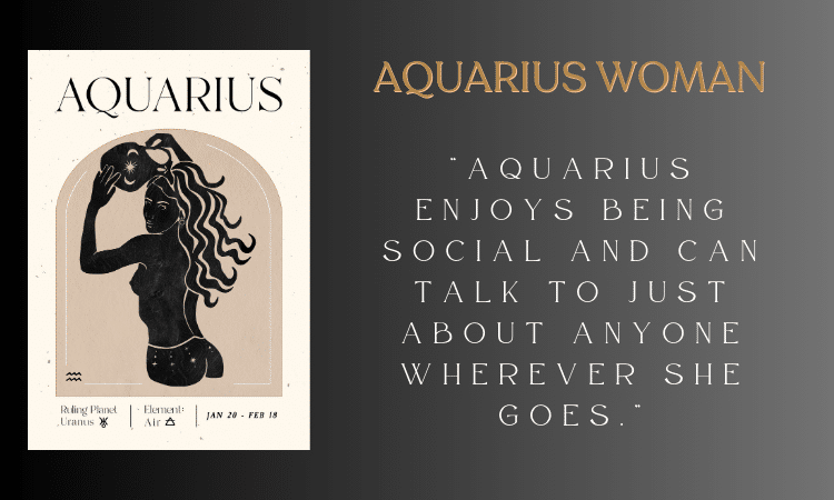 Sagittarius Man And Aquarius Woman Compatibility - Aquarius enjoys being social and can talk to just about anyone wherever she goes