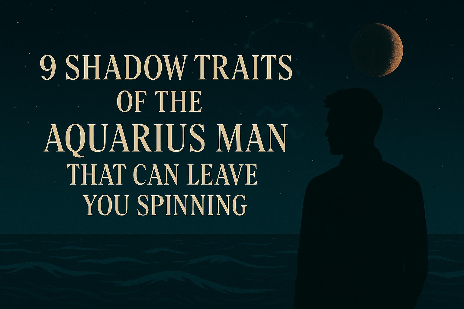 9 Shadow Traits of the Aquarius Man That Can Leave You Spinning
