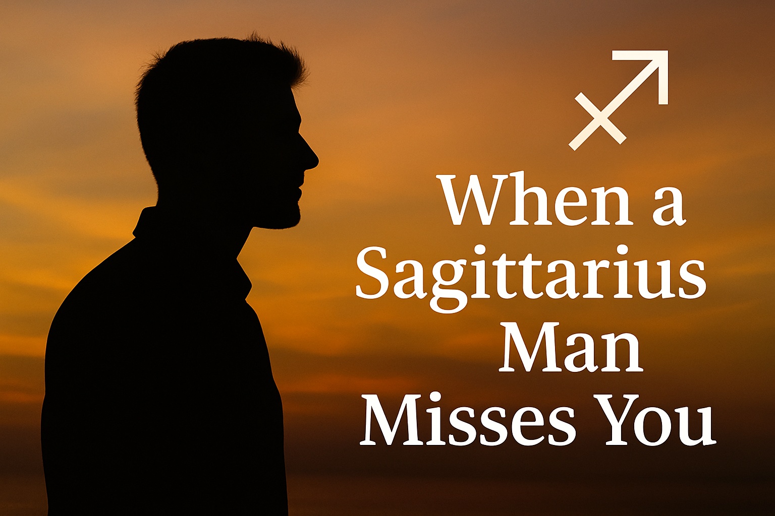When a Sagittarius Man Misses You: 8 Ways He Shows It