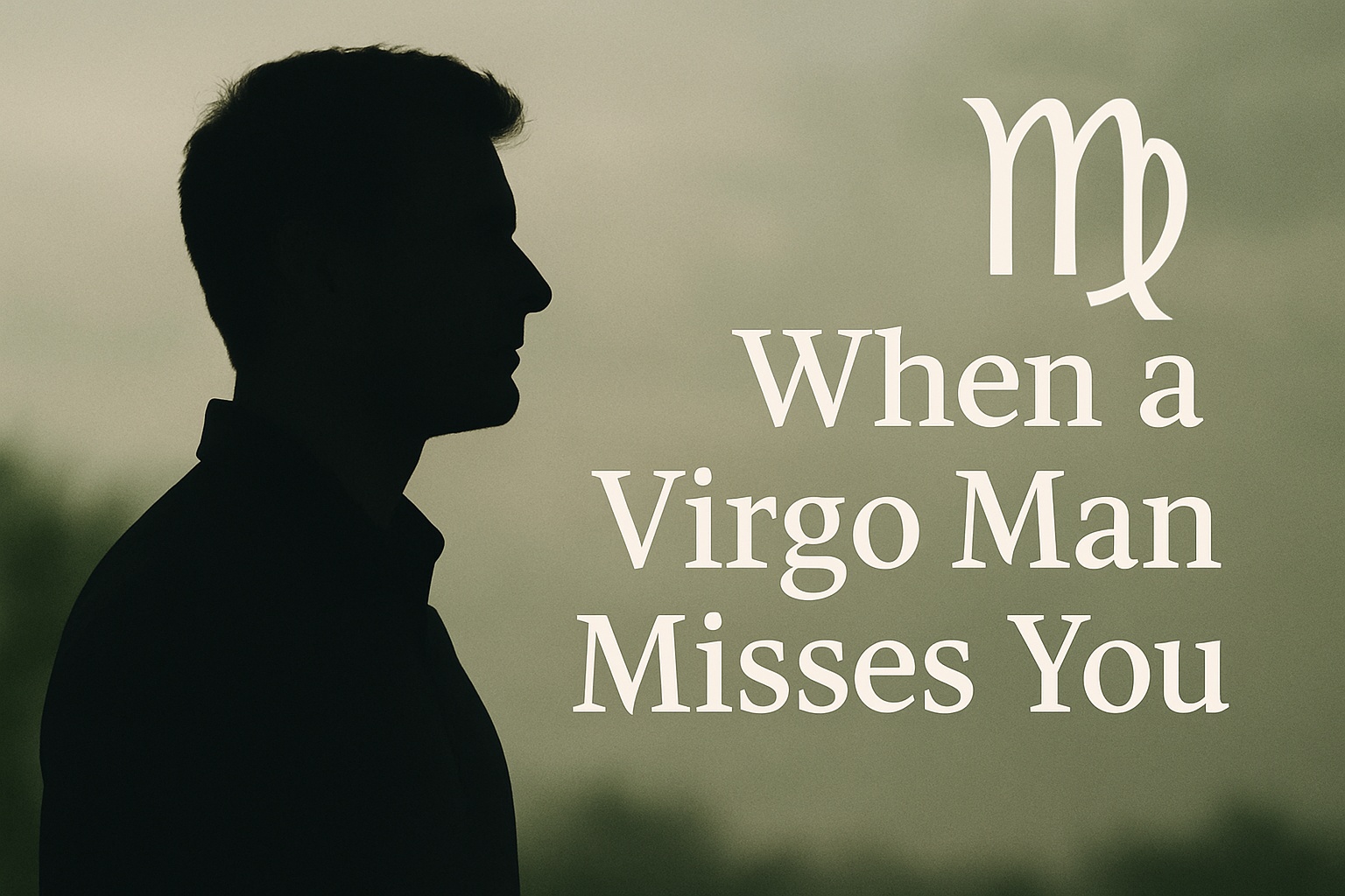 When a Virgo Man Misses You: 7 Clear Signs to Watch For