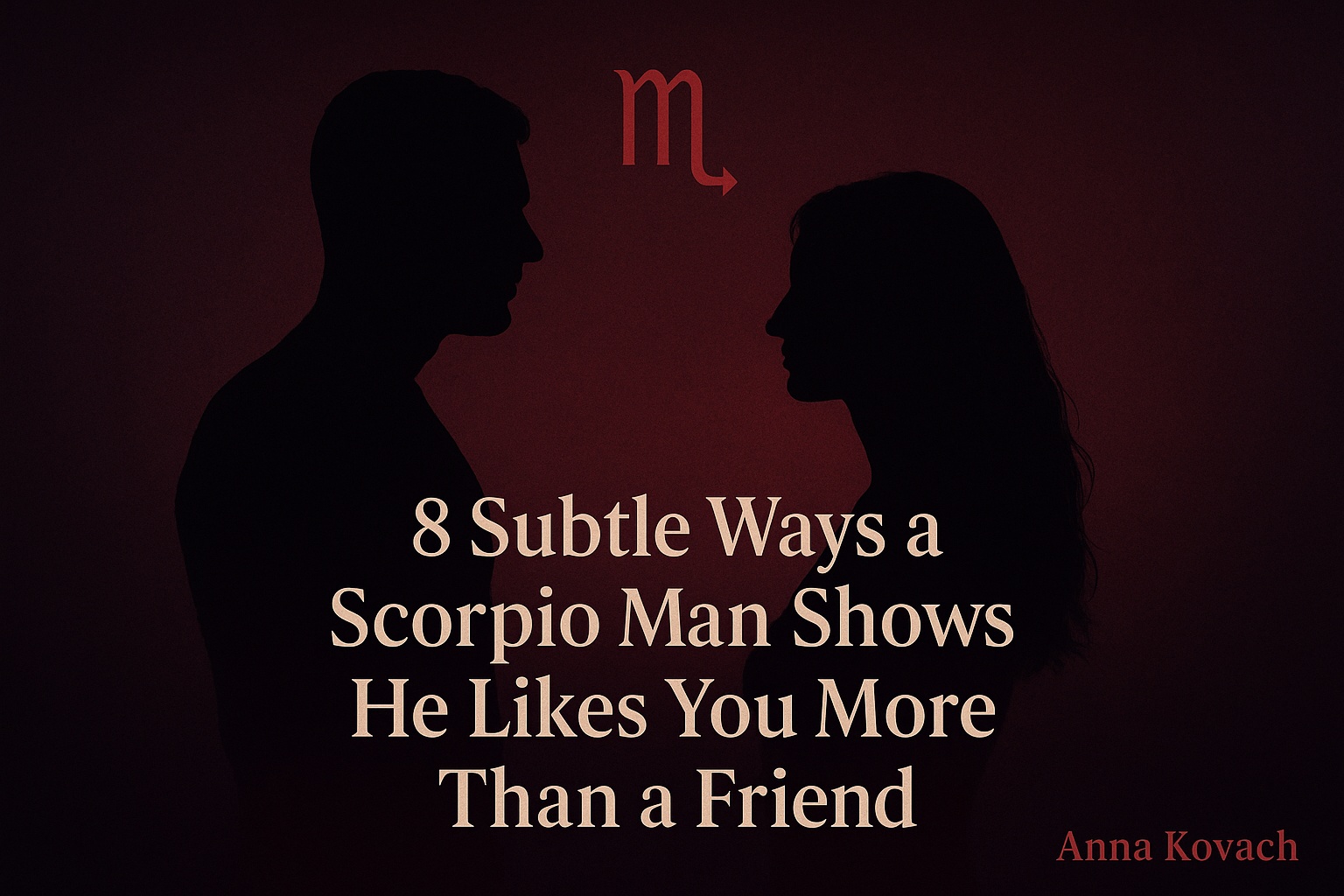 8 Subtle Ways a Scorpio Man Shows He Likes You More Than a Friend by